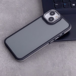 Crystal Black dėklas telefonui Samsung Galaxy M55 5G pilkas