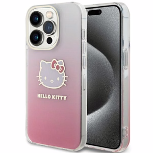 Hello Kitty IML gradientinis Crowded Kitty Dėklas telefonui (m) iPhone 15 Pro Max - rožinis (m)