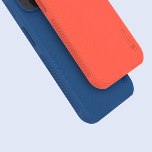 Nillkin Super Frosted Shield Pro reinforced case for iPhone 15 Plus - blue