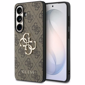 Dėklas Guess PU 4G Metal Logo Samsung S942 S26 rudas