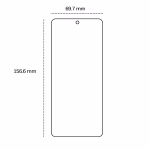 Apsauginis stiklas 2,5D Samsung Galaxy A73 5G / Motorola Moto G22 4G
