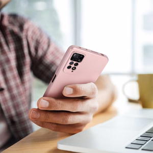 METALLIC dėklas telefonui HONOR X7A rožinis