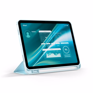 Etteri case for Apple iPad 7 2019 / 8 2020 / 9 2021 10.2'' light blue