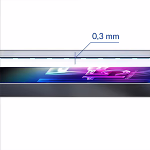 Закалённое стекло 3mk Hard Glass Max Lite Apple iPhone 15 Plus чёрный