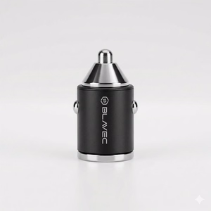 Blavec Car charger BS-02B Aero - USB + Type C - QC 3.0 18W PD 30W (CCBS02BA-UCB) black