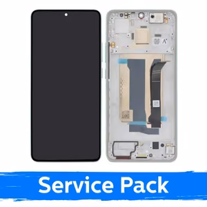 LCD Display Compatible Xiaomi Poco X7 Pro 5G with Frame / green / (Service Pack)