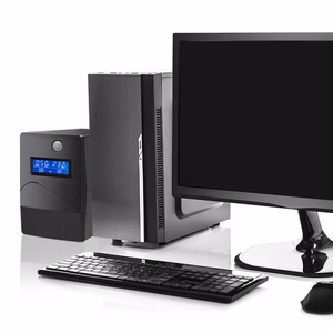 Qoltec Monolith nepertraukiamo maitinimo šaltinis (UPS) dvigubos konversijos (Online) 0.45 kVA 240 W 2 AC lizdai