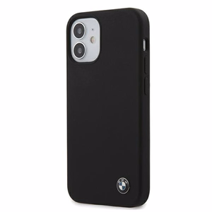 BMW silikoninis dėklas telefonui iPhone 12 mini - Juodas