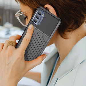 Thunder Case for Motorola Moto G62 5G silicone armor case black