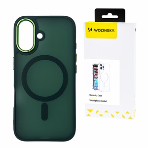 Wozinsky Mados dėklas Magnetinis Samsung Galaxy S25 - Žalias