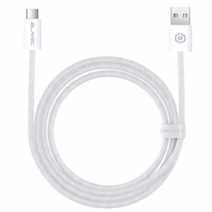 Blavec Kabelis Candy pintas - USB į Type C - PD 60W 3A 2 metrai Apple CarPlay/Android Auto (CCA-UC3W20) baltas