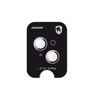 Joyroom JR-MFY0251 apsauginis stiklas iPhone 15/15 Plus objektyvams - geltona
