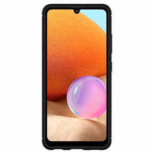 Spigen Rugged Armor dėklas Samsung Galaxy A52 / A52S - matinė juoda