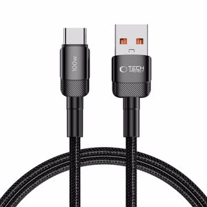 Tech-Protect UltraBoost Evo кабель USB-C USB-A 100W 5A 1м - чёрный