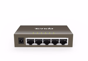 Tenda TEG1005D tinklo komutatorius Ne-valdomas Gigabit Ethernet (10/100/1000) Pilka