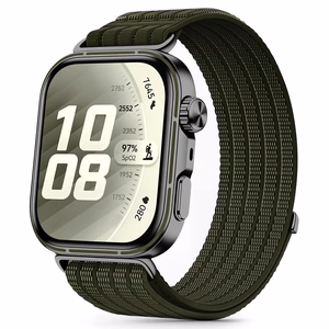 Tech-Protect Nylon Strap for Huawei Watch Fit 3 / 4 / 4 Pro / 5 / 5 Pro - Green