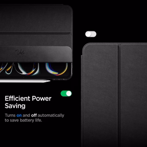 Spigen Liquid Air Folio Чехол для iPad Pro 11" (2024) iPad Pro 11" (2025) чёрный