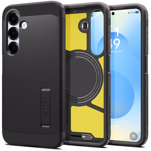 Spigen Tough Armor Magnetinis dėklas telefonui Samsung Galaxy S25 - juodas