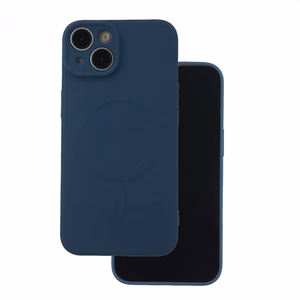 Simple Color Mag dėklas for Samsung Galaxy S25 Edge tamsiai mėlynas