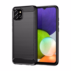 Carbon Чехол гибкий для Samsung A03S EU (166.5) чёрный