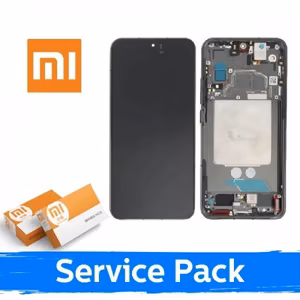 LCD ekranas skirtas Xiaomi 13 su rėmeliu / Flora Green / (Service Pack)