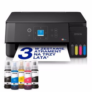 Epson EcoTank L3361 – spalvinis rašalinis daugiafunkcis spausdintuvas, A4, Wi-Fi, juodos spalvos