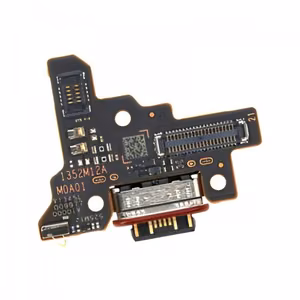 Charging port compatible with Xiaomi 13T (with IC) with flex / silver OEM