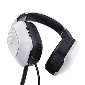 Trust GXT 415W Zirox - žaidimų ausinės (baltos)