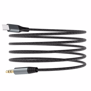 Dudao L11ProT USB-C to 3.5 mm audio cable, 1.0 m, Black