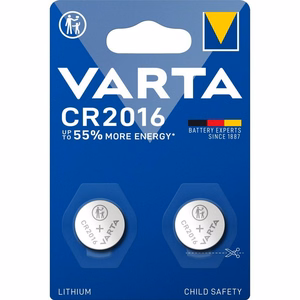 Литиевая батарейка VARTA CR2016 3V 2 шт.