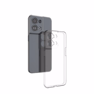 Itin plonas 0.5mm dėklas telefonui Oppo Reno 8 skaidrus