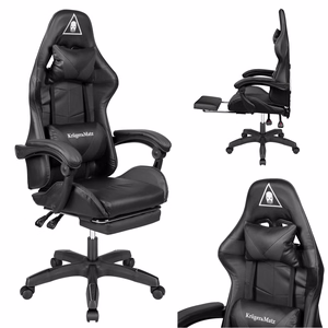 Kruger&Matz GX-150 žaidimų kėdė, juoda