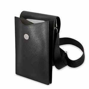 KARL LAGERFELD universali mobiliojo telefono krepšys (Embossed RSG) juodas