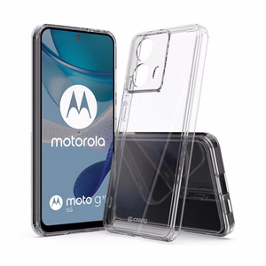Crong Crystal Shield Cover dėklas, skirtas Motorola Moto G53, skaidrus