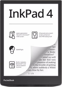 PocketBook InkPad 4 el. knygų skaityklė su jutikliniu ekranu 32 GB Wi-Fi juoda, sidabrinė