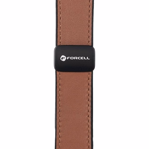 FORCELL F-DESIGN FA21 ekologiškos odos dirželis APPLE laikrodžiui 38 / 40 / 41 mm rudas