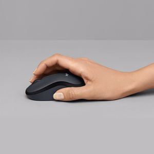 LOGITECH M220 Silent Black belaidė optinė pelė, 2.4GHz