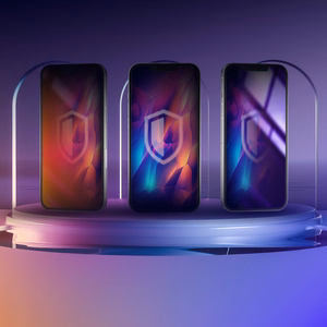 Закалённое стекло Privacy 3mk Rainbow Privacy для Apple iPhone 16 Plus