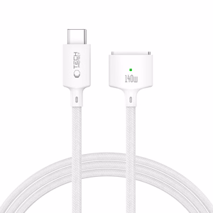 Tech-Protect MMC01 Ultraboost USB-C / USB-C MagSafe 3 140W 200cm Cable for MacBook - White