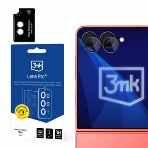 Защитное стекло камеры 3mk Lens Protection Pro для Samsung Galaxy Z Flip 7 - чёрный
