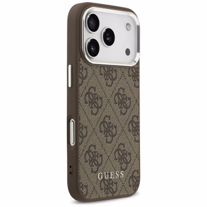 Dėklas Guess 4G MagSafe Apple iPhone 17 Pro Max rudas
