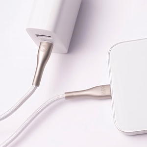 Forever Sleek кабель USB-C - USB-C 1,0 m 60W белый