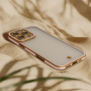 Silky Gold dėklas telefonui iPhone 17 Air 6,6" rožinis