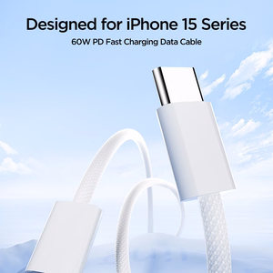 Joyroom S-45 кабель USB-C USB-C (60W 1м) - белый