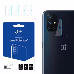 3MK Hibridinis stiklas kameros ONEPLUS NORD N10 5G Hibridinis stiklas skirtas 4 vnt. kamerai