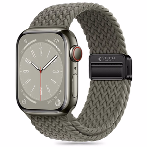 Ремешок Tech-Protect Nylonmag для Apple Watch 4 / 5 / 6 / 7 / 8 / 9 / SE / Ultra 1 / 2 (42 / 44 / 45 / 49 MM) — зеленый