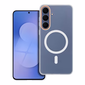 Чехол для Xiaomi 17 Ultra Go Orange с MagSafe прозрачный