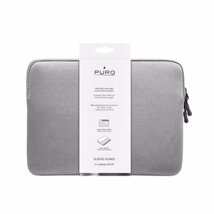 "Puro Slim Guard" 14 colių nešiojamojo kompiuterio krepšys - pilkas