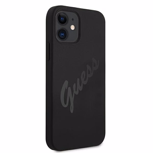 Guess GUHCP12SLSVSBK iPhone 12 mini 5.4" black/black hardcase Script Vintage
