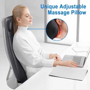 RENPHO Neck & Back Massage Cushion S Black kaklo ir nugaros masažinė pagalvė